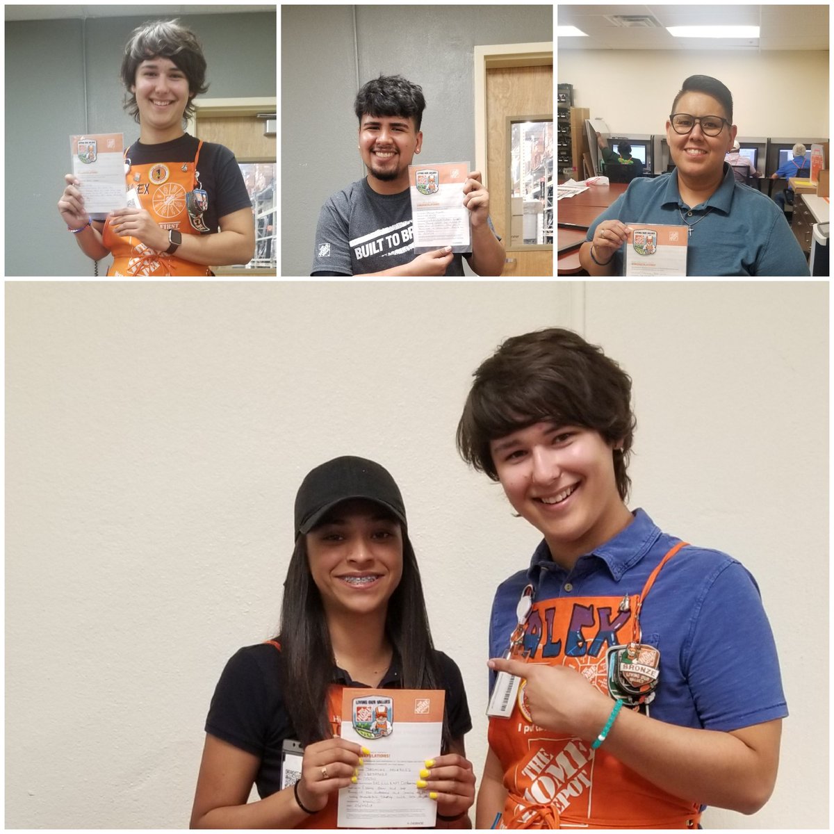 I would like to take the time and recognize these awesome associates. They always  have a great I can do type of attitude and go over and beyond every day. Thank you team keep up the great job.