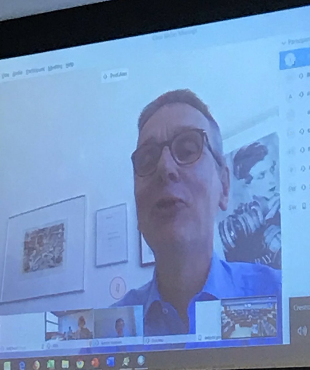 rsrini108's tweet photo. Prof Alexander Pflaum @ProfPflaum closing remarks via video from Nuremberg for the #LDT2, Leading Digital Transformation, @iimb_official https://t.co/dk6euwav5L