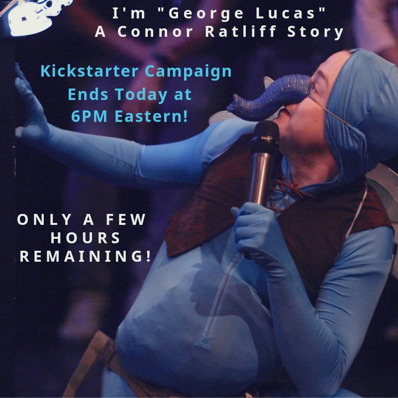 RyanJacobi's tweet photo. The #KICKSTARTER Saga is (almost) Complete! Just a few hours left!

https://t.co/FEUp468Z9H

#Kickstarter #imgeorgelucas #georgelucastalkshow #Documentary #FilmTwitter #filmmaking #georgelucas https://t.co/2c1FEL1yj3