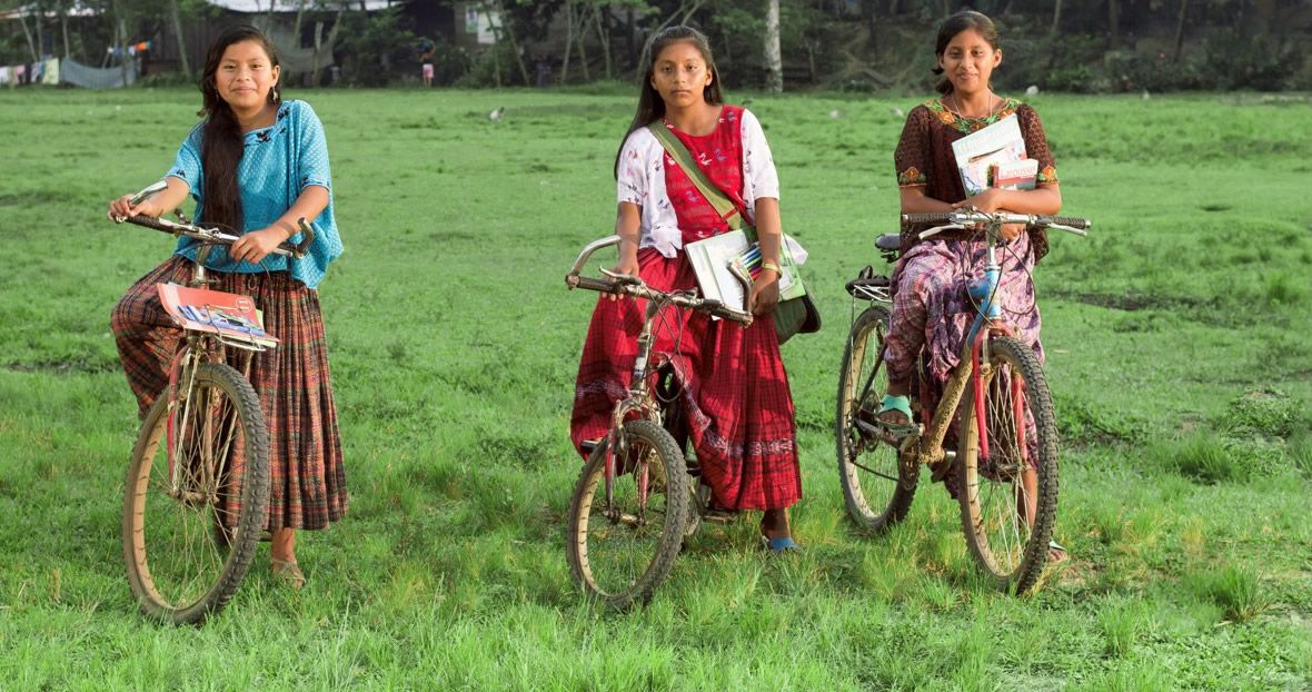 unfoundation's tweet photo. Launched in 2014, #SchoolCycle is a campaign to provide bicycles to girls to help them access education and stay in school.
Together we can help @GirlUp eliminate one of the biggest obstacles keeping girls out of school: distance. 🚲 ✨ https://t.co/GVLtdMLnAX https://t.co/DEEbyZlBHN