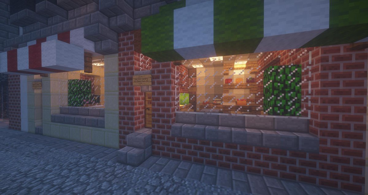 KK_Server's tweet photo. Zaiville Bakery is one of the best places in town for cookies and all things baked goods! Come on the roleplay server and check it out! What is everyone's favorite kind of baked good?
ip:https://t.co/8w6G9cjVex
#Minecraft #kkserver #roleplay https://t.co/viPR3XTVTS