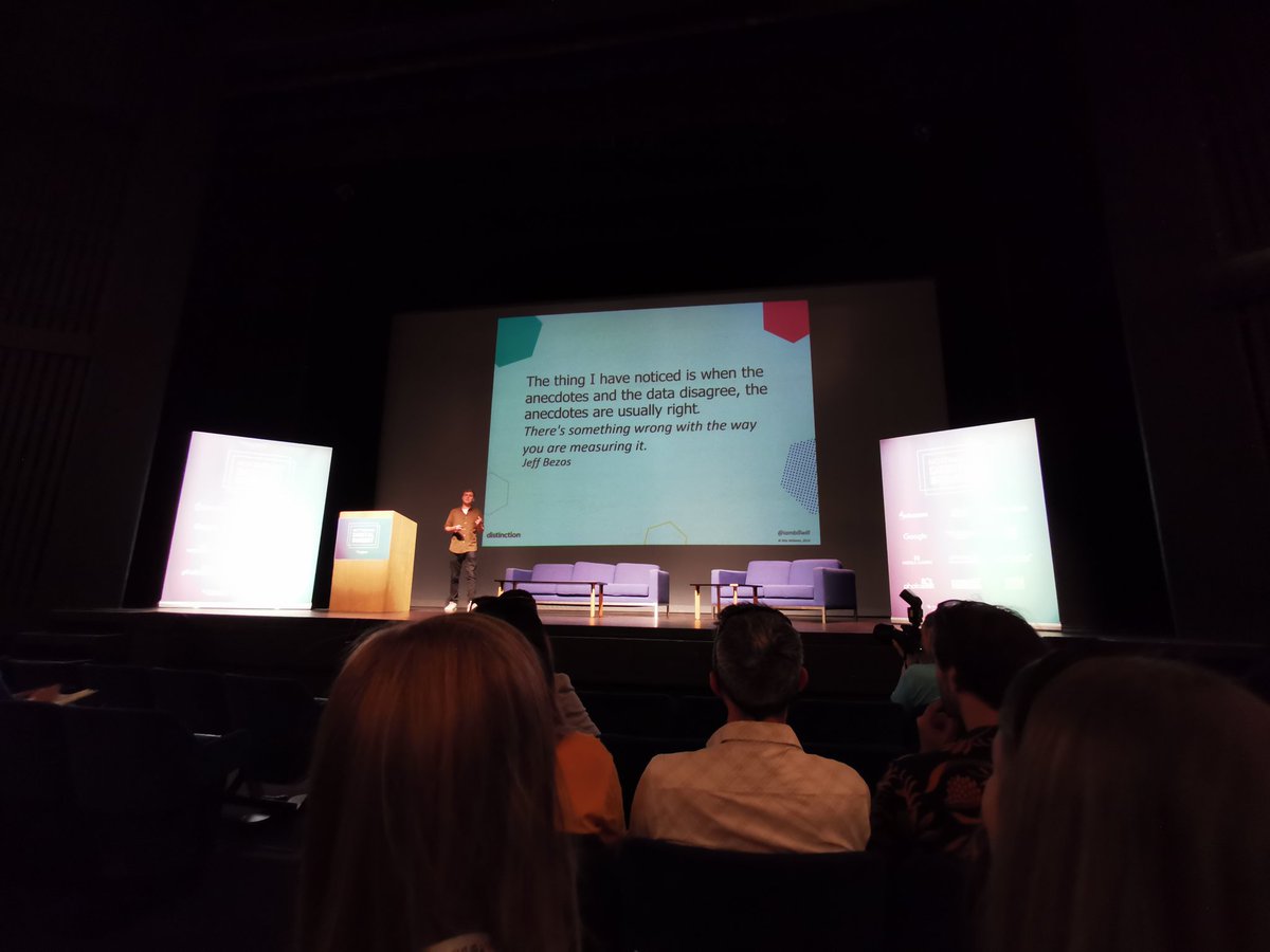 Watched <a href="/iambillwill/">Billy Williams</a> knocking it out the park today at #NottmDigital. An inspirational talk on storytelling and NOT moving fast and breaking things. 💪