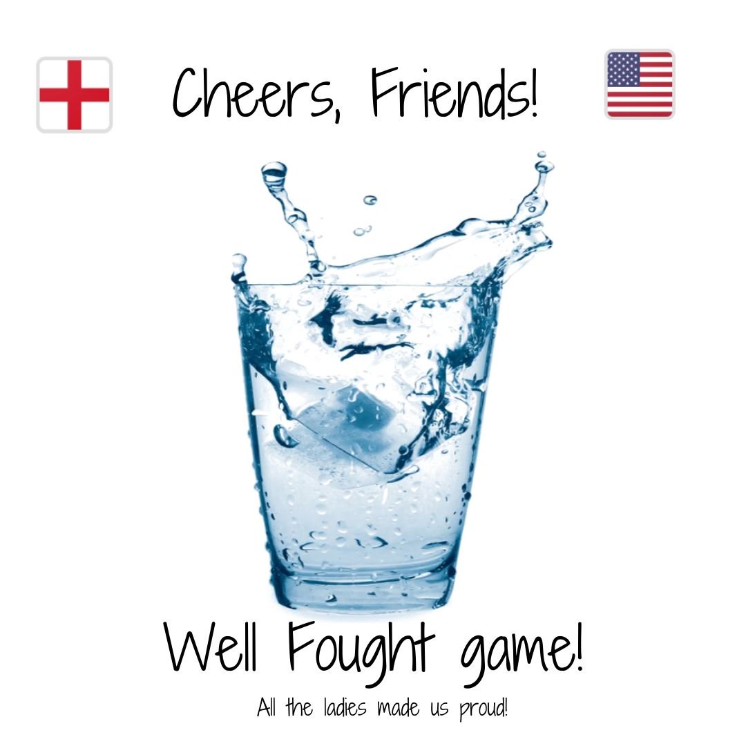 southcoastwater's tweet image. Cheers friends! It was a great game. We should be proud of all of our ladies! @thameswater @USWNT @FIFAWWC