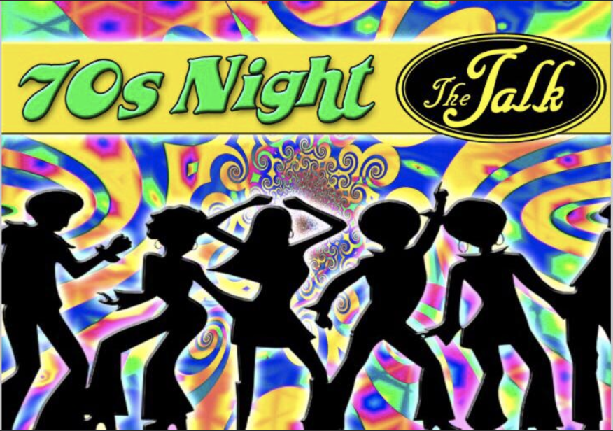 TheNewTalk's tweet photo. 70s night is back this Saturday. 
Free entry before 9pm, £5 in advance or £7 on the door after 9pm. https://t.co/dxV5mWVWBC