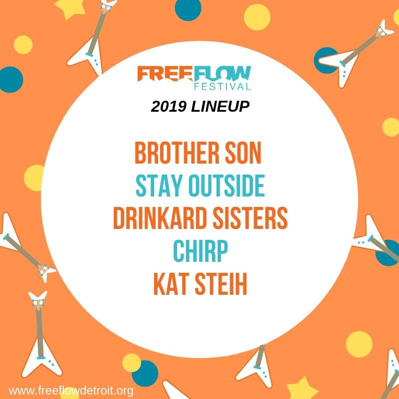 FreeFlowDetroit's tweet image. Here's our current line-up for Free Flow Festival 2019! Tickets are on sale now and proceeds go toward helping human trafficking survivors of SE Michigan!

Must be 18+ to attend. 

Buy tickets at: getlocalhop.com/free-flow-fest…