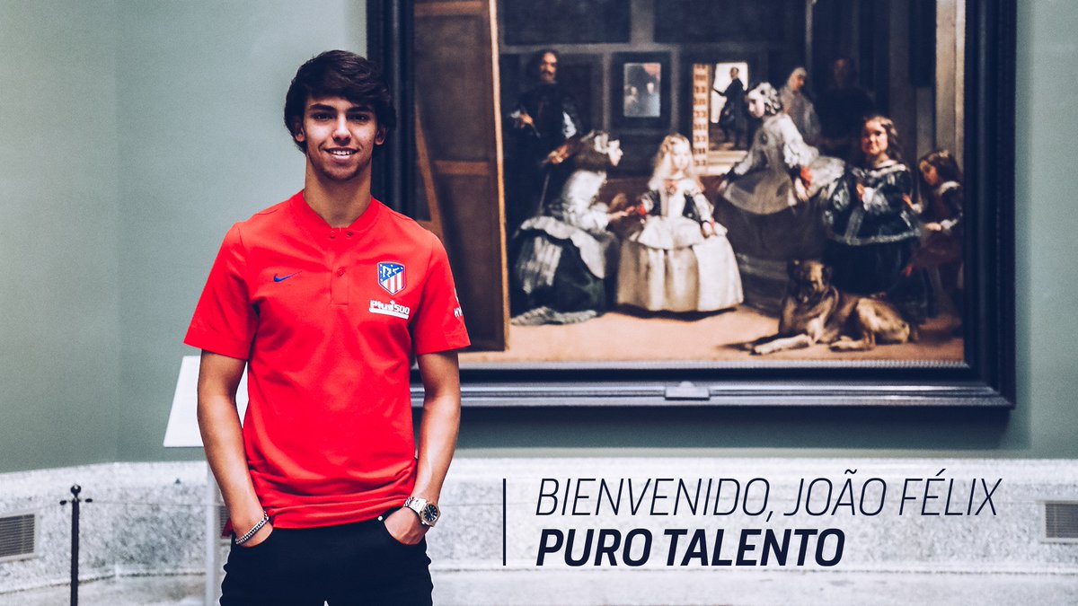 João Félix, en el Museo del Prado (Foto: ATM).