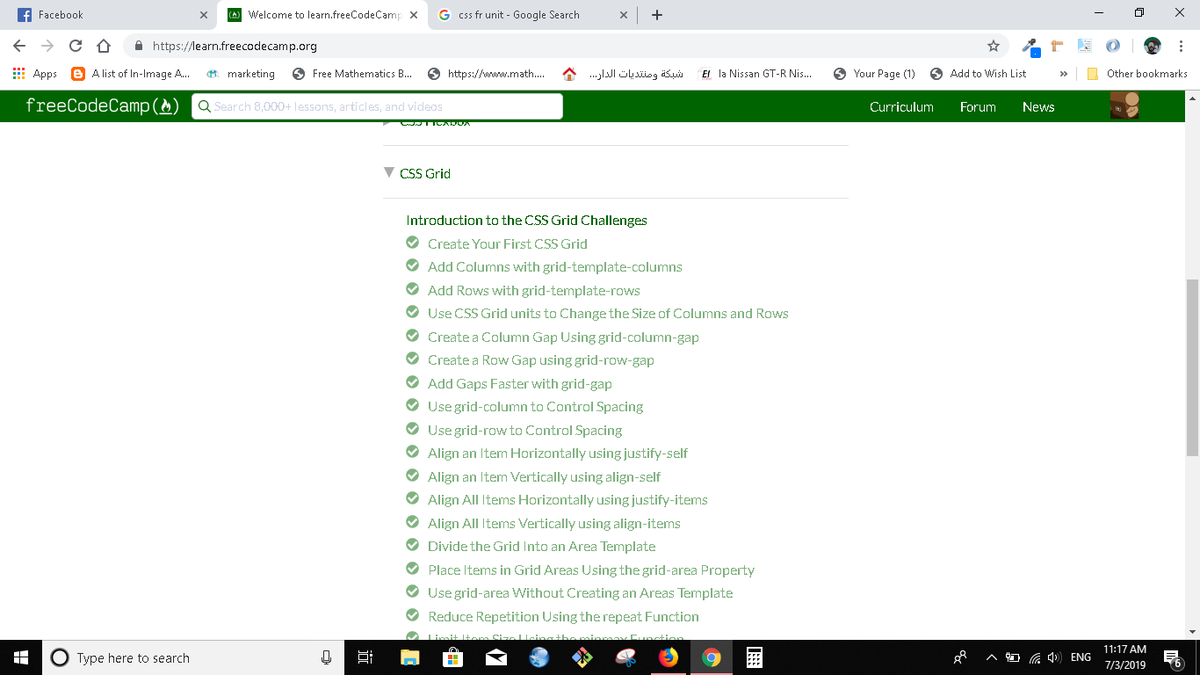 chatbi_mustapha's tweet photo. Day 11 , completed Css grid section on freecodecamp , it has alot of properties but I find it very cool :)

#100daysofcode #html , #css , #programming #coding #js #javascript #react #reactjs #ui #ux #developer #ui_developer https://t.co/KPH3dErEjQ