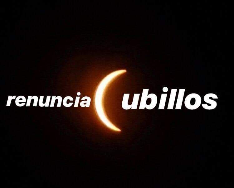 Jaimertaker's tweet image. #RenunciaCubilllos #Eclipse2019