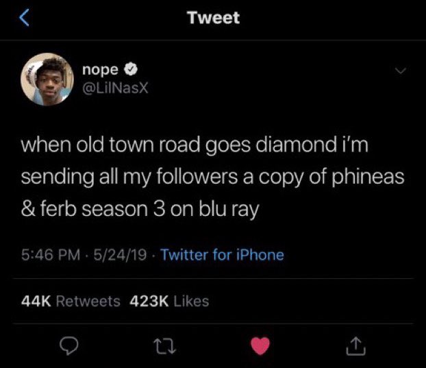 Nope On Twitter Old Town Road Just Went Diamond - old town road horse roblox