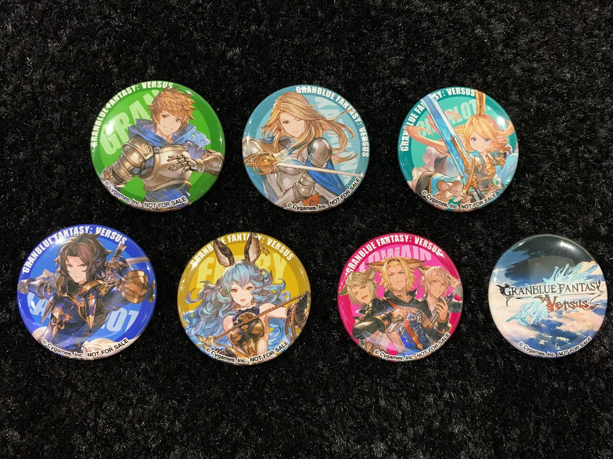cystore_tour's tweet photo. Anime Expo original badges!
Play the demo of Granblue Fantasy: Versus and get a FREE badge! 
You can also post a picture at the Cygames booth with the hashtag #CygamesAX to get another badge!

*7 designs in total, distributed at random https://t.co/BAh0CMOR62