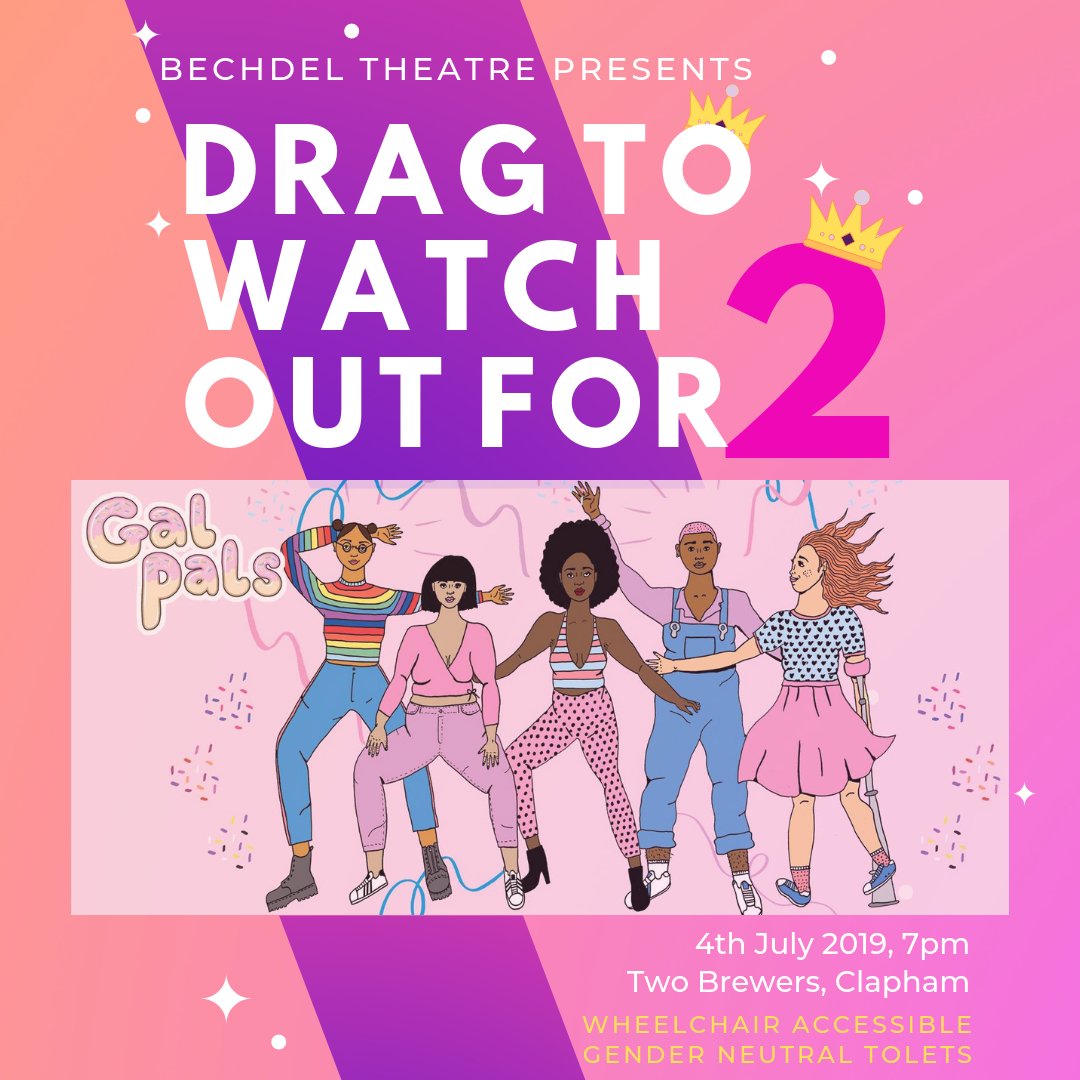 BechdelTheatre's tweet photo. Craving a queer dance party with ur GALPALS? (our bar's open til 1 after #DragToWatchOutFor jussaying, buuut if you want more still...)

IN OUR RAFFLE YOU COULD WIN tickets to @galpalsclub 👩‍❤️‍👩👭

https://t.co/xDNq4jUjkD https://t.co/ZRZuCOONtQ