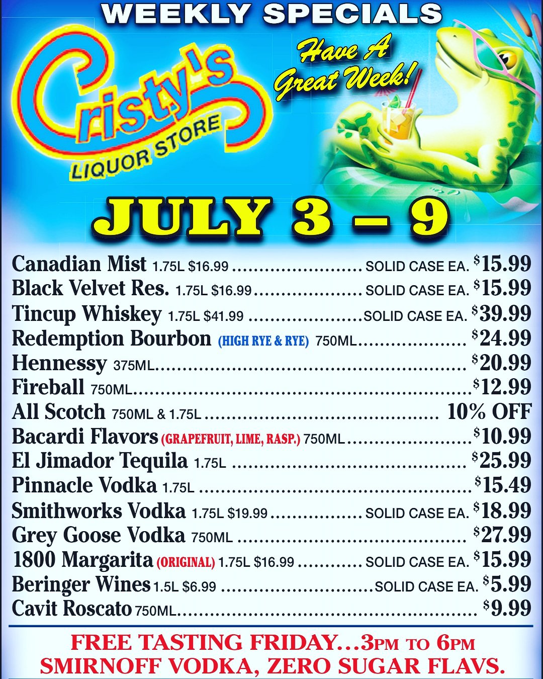 Cristy S Liquor Storeさん Cristysliquor Twitter