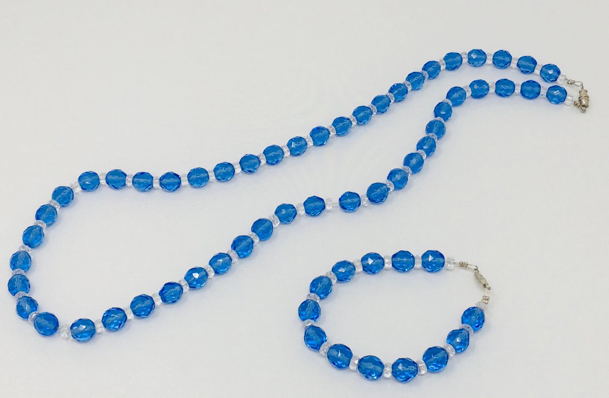 CKarenjo's tweet photo. Celebrate America with stunning Swarovski Crystal bed 30 “necklace and 7” bracelet. 
https://t.co/DmRX1SfIcC https://t.co/HXXpUibuJK