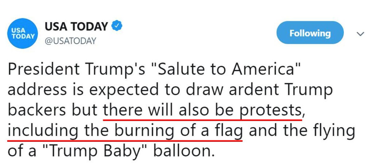 Leftists plan to burn American flags during Trump Salute to America