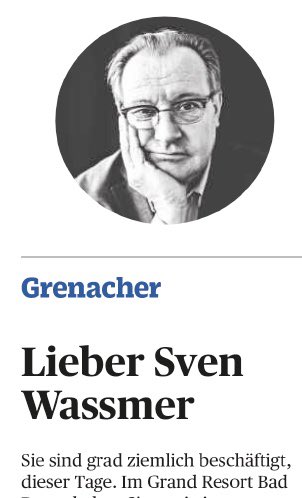 “Nun wartet die halbe Schweiz darauf, bei Ihnen, dem Zweisternekoch aus Stein-Säckingen, einzukehren: GRENACHER über Sven Wassmer.
azkolumne.ch
#memories #grandresortbadragaz #svenwassmer #amandawassmerbulgin