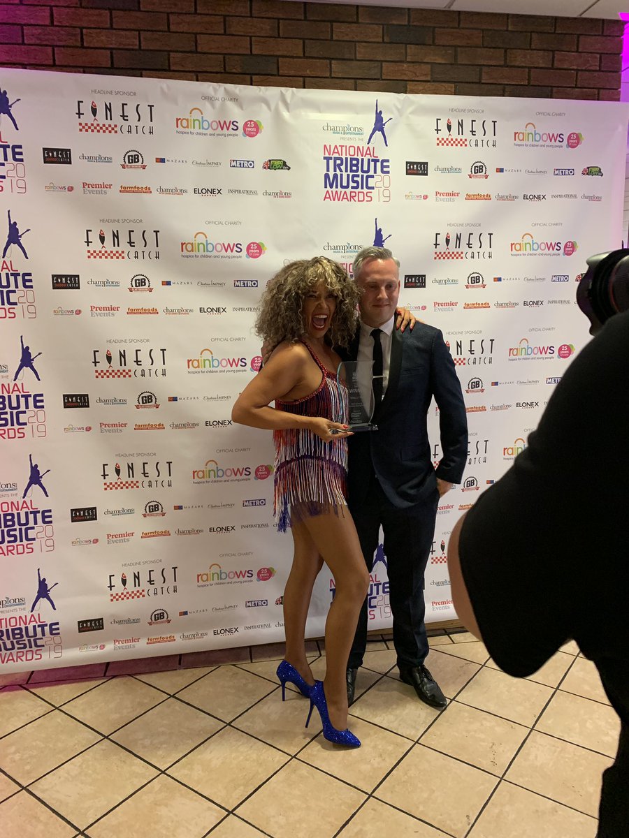 NationalTribute's tweet photo. Well done to @TotallyTina1 for winning Best Sound and Lighting Production, sponsored by #PremierEvents #Winner #NTMA2019 https://t.co/AKDvzzlWP6