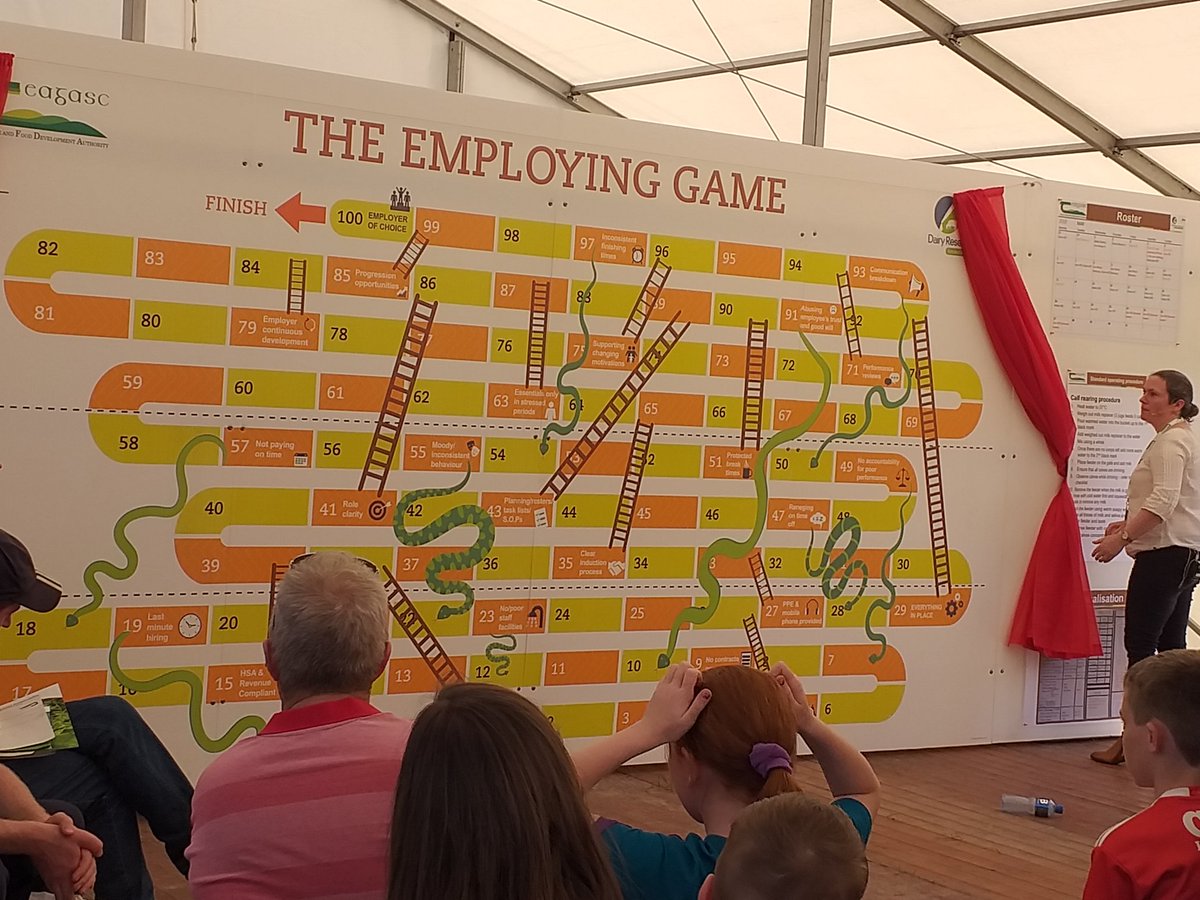 GillwallyO's tweet photo. Nollaig Heffernan - employer snakes and ladders #Moorepark19 https://t.co/fhqbC5XDHq