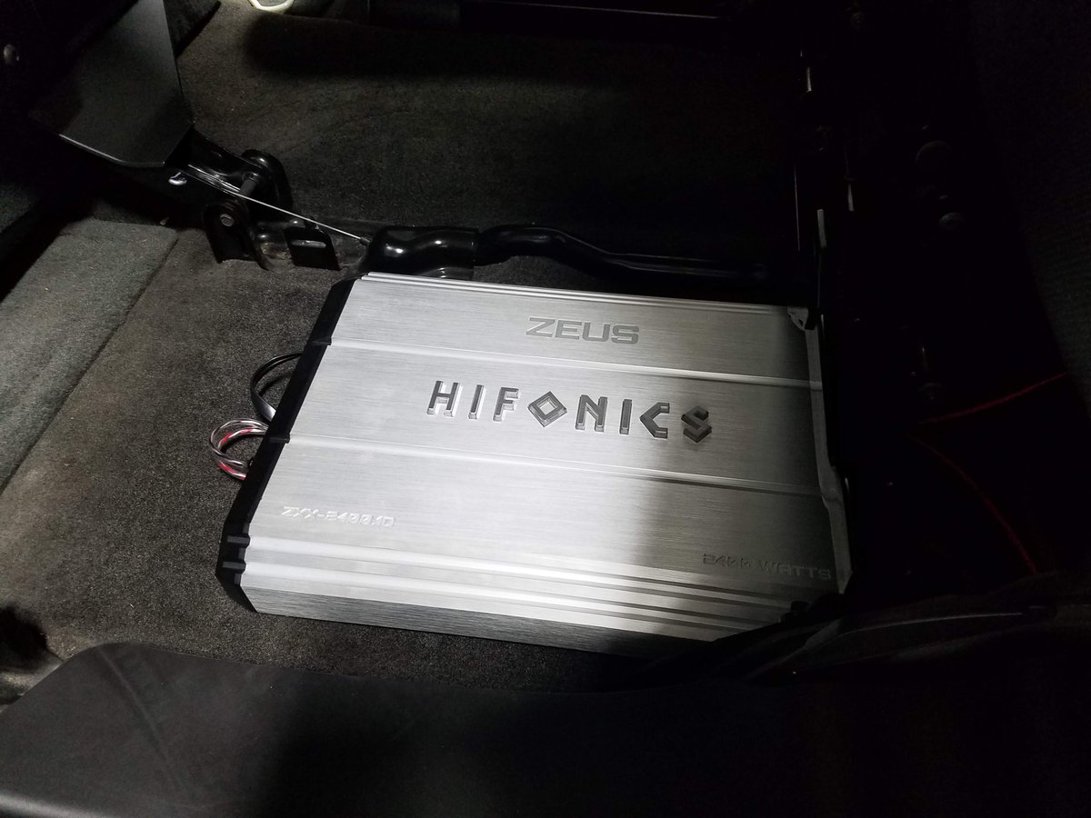 CodeZeroFargo's tweet image. We installed this Pioneer DVD/CD media receiver in a 2008 Cadillac Escalade! We also installed two subwoofers and an amplifier. 
#codezero #czdoesit #Pioneer #Fargo #caraudio