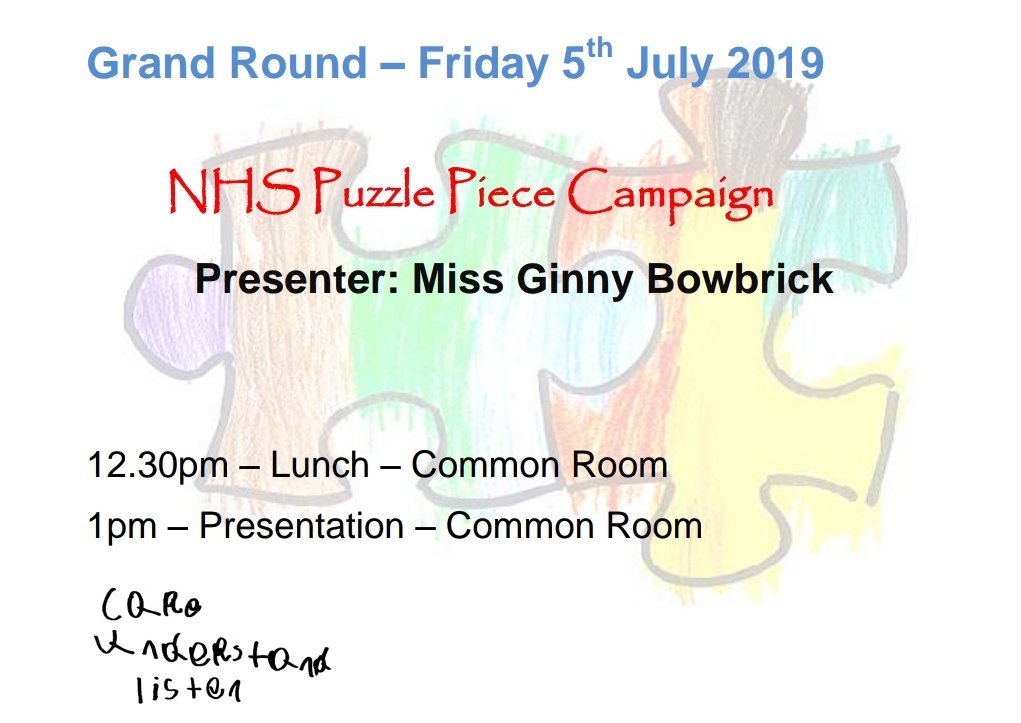 This Friday with <a href="/GinnyAB/">Ginny Bowbrick</a> 😊
#learningdisabilityawareness
#autismawareness 
#grandround <a href="/Medway_NHS_FT/">Medway NHS Foundation Trust</a> @Mftimprovement <a href="/MedwayPrehab/">MeFit</a> <a href="/MedicalEducati6/">Medical_ Education@Medway FT</a> <a href="/MedwayNHSFT_EDI/">MedwayNHSFT_Equality</a> <a href="/medwayresuscit1/">Medway Resuscitation Service</a> <a href="/ART_Medway/">Acute Response Team</a> @JamesDevineNHS <a href="/KarenRuleNHS/">Karen Rule</a> <a href="/mencap_charity/">Mencap</a> <a href="/MedwayNHSFT_HR/">Medway NHS FT HR&OD</a> <a href="/Medwaysimulati2/">Medway simulation</a>