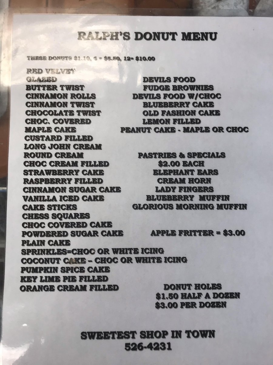 Ralph's Donut Shop tweet media