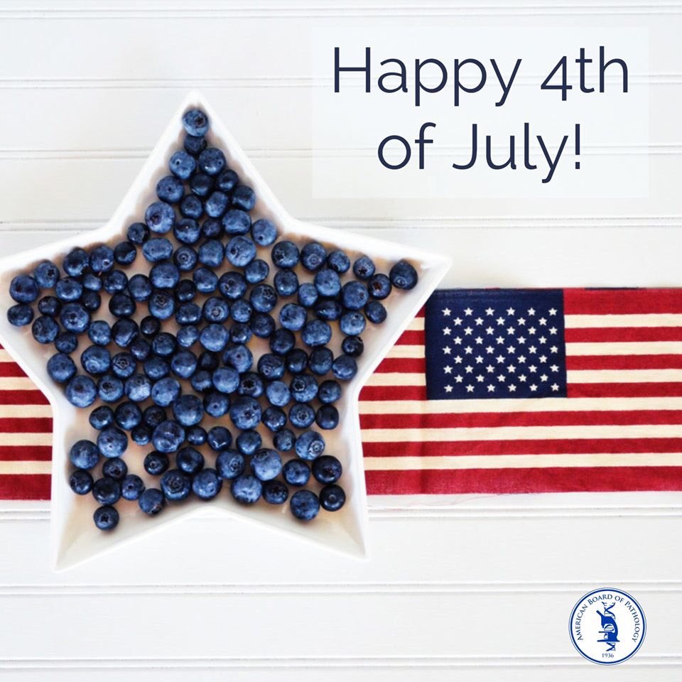 TheABPath's tweet image. The ABPath offices will be closed on July 4th and 5th in observance of Independence Day. We will reopen on Monday, July 8 at 8am. We wish you a safe and happy 4th of July! #pathology #pathologist #abpath