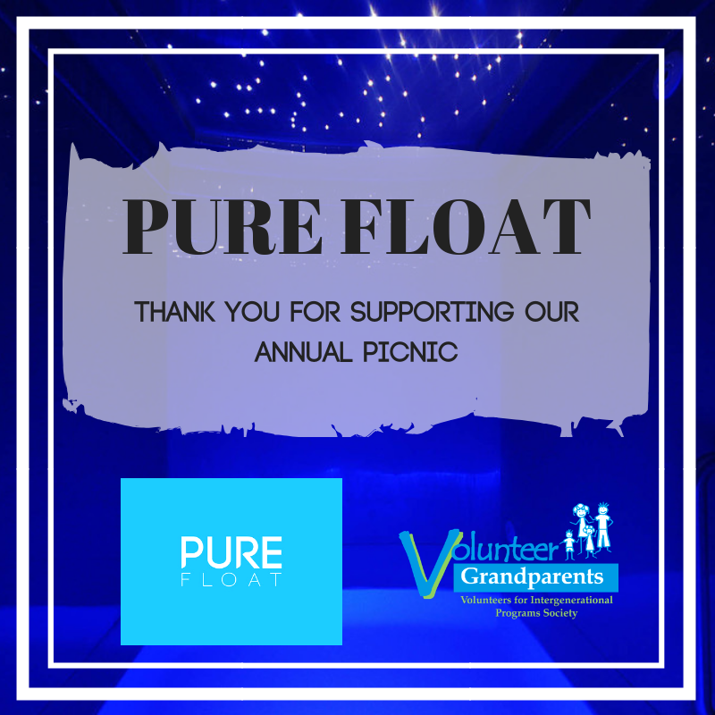 volgrandparents's tweet photo. Thank you so much @PureFloat for your wonderful donation toward our annual picnic! 💧😌 #thankyou #sponsor #purefloat #therapy #downtown https://t.co/45kKcKu55p