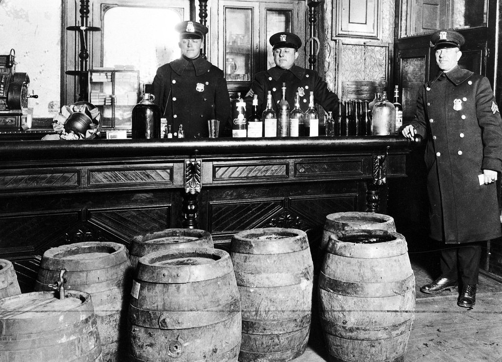 The prohibition was a nationwide ban on the sale and import of alcoholic beverages that lasted from 1920-1933.  In 1933, the 21st Amendment to the Constitution was passed and ratified, ending national prohibition. 
.

#whisky #bourbon #drinks #whiskygram #drink