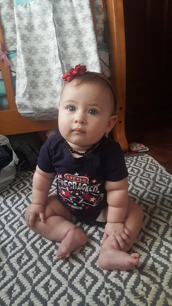 brittanyaileene's tweet photo. You think you're God's gift to Earth? Check it 😎 #LittleFirecracker https://t.co/cEZ1Fi2wlc