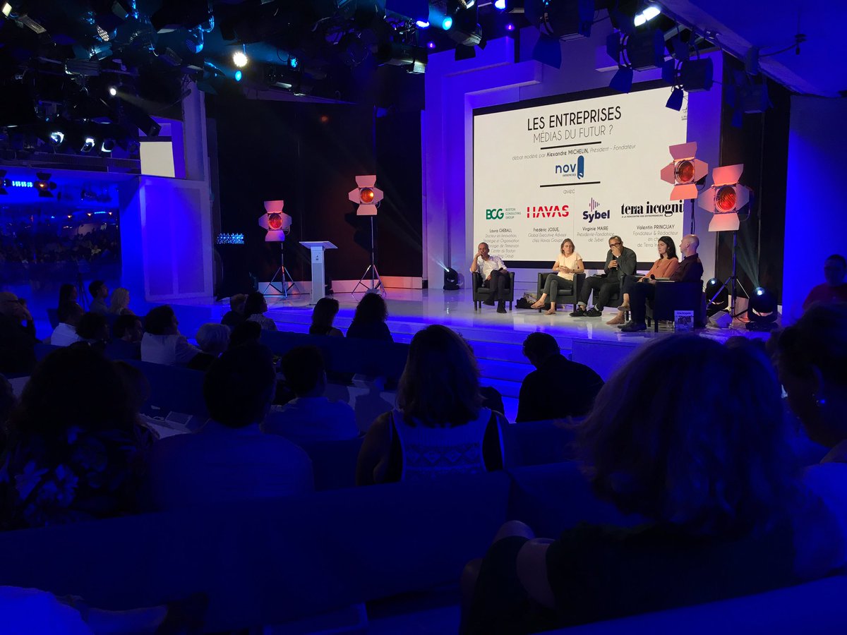 Conférence débat sur les Entreprises Médias du Futur avec le <a href="/mediaclub24/">médiaClub</a> au <a href="/StudioGabriel/">Gabriel studio</a> #ONPC !