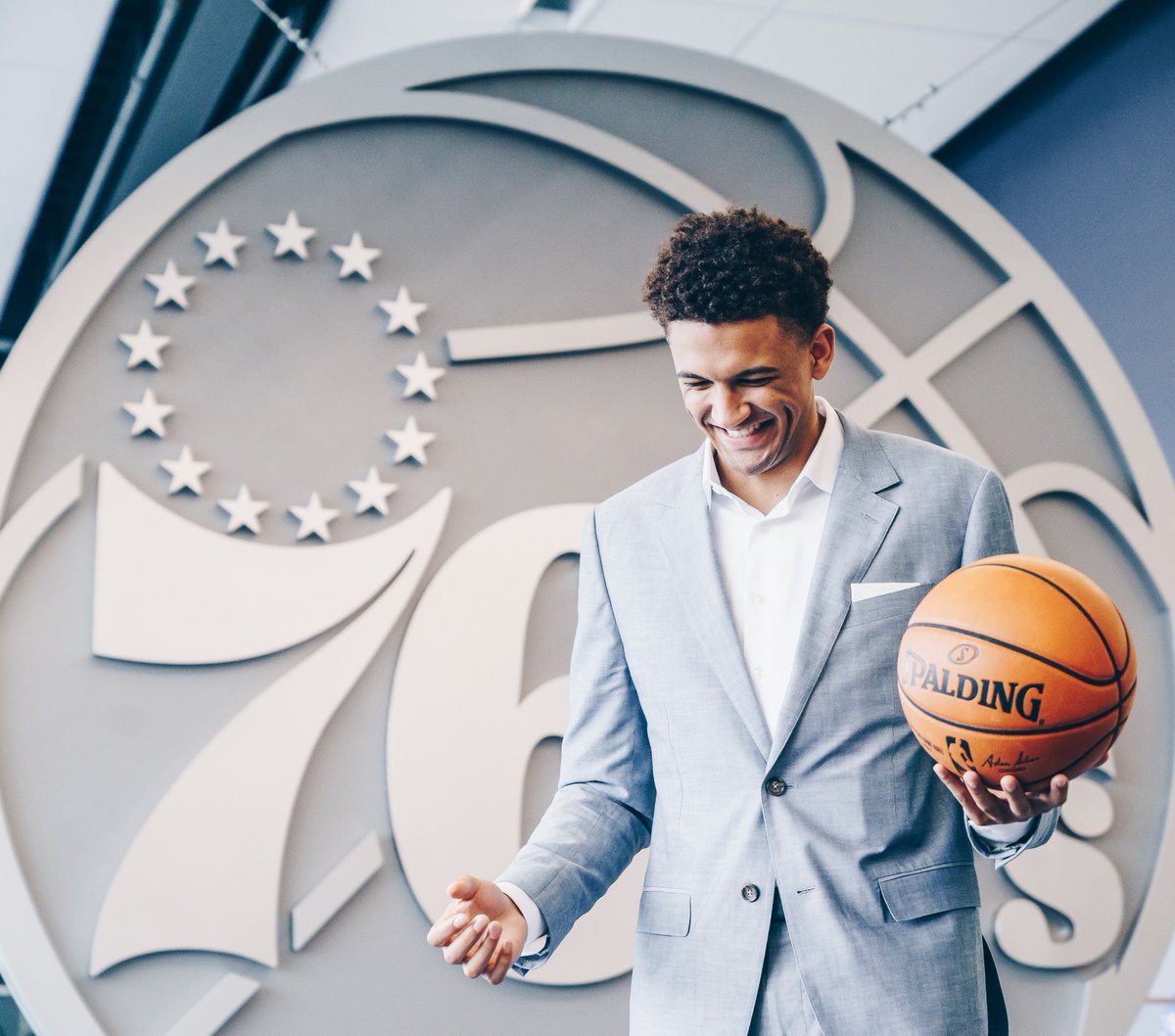 sixers's tweet photo. We've officially signed @MatisseThybulle to his first NBA contract!

https://t.co/rKv7gMqc61 https://t.co/hwbHs5xiW8