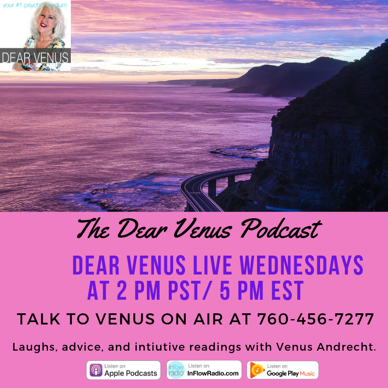 inflowradio's tweet photo. Call Venus and talk to her LIVE on air today and every Wednesday at 2 pm PST/5 pm EST at https://t.co/Ki3QENB7nc. Get a free reading or mojo! Also lots of crazy fun Venus stories and callers! https://t.co/LAYaDaSx8r