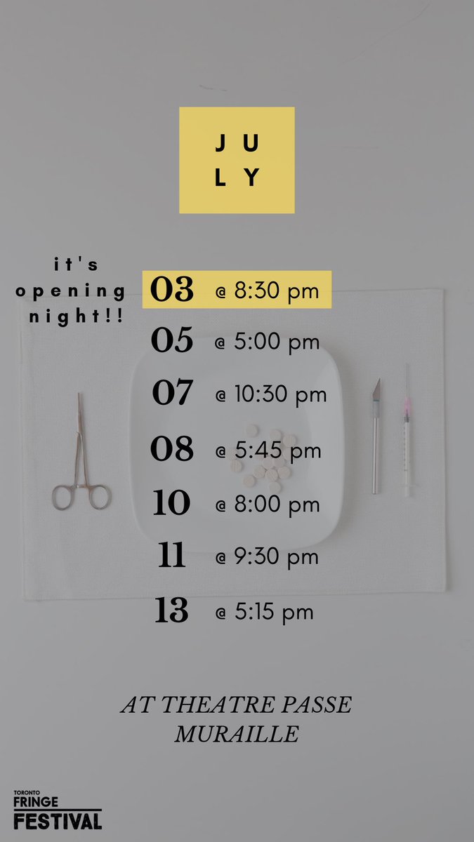 Guys!!! <a href="/Toronto_Fringe/">Toronto Fringe</a> opens today ‼️‼️ we’ll be opening our show at <a href="/beyondwallsTPM/">Theatre Passe Muraille</a> at 8:30PM, and we’d be beyond stoked to see you there 🥰
