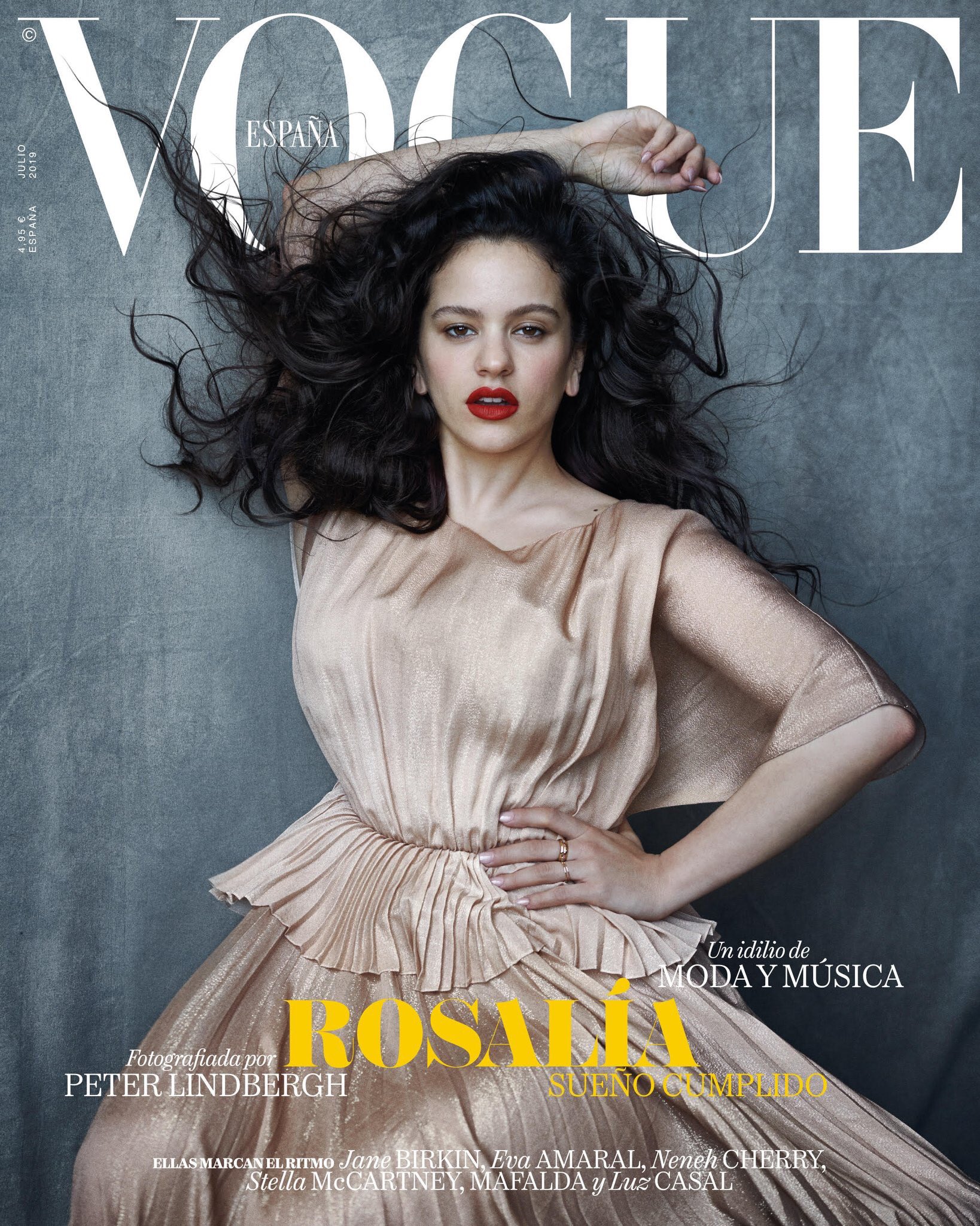 Rosalía on the cover of Vogue US January Edition Entertainment News