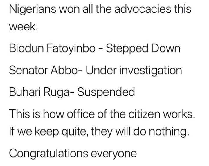revolution_ng's tweet photo. This is how office of the nation works @revolution_ng @MBuhari @AsoRock @nassnigeria @BankyW https://t.co/aFDGcURp9j