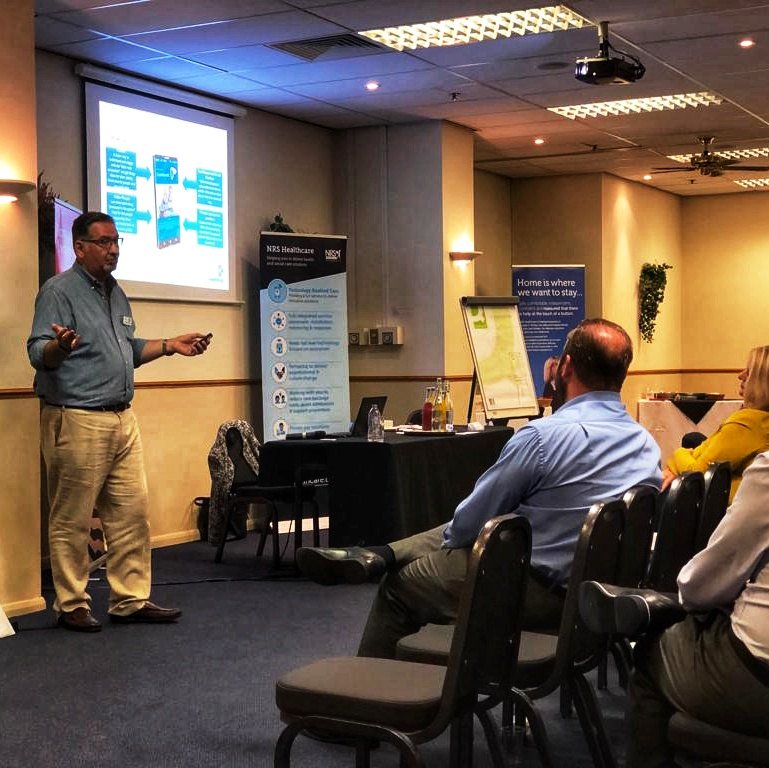 consentricare's tweet photo. @uk_james @ndowning1977 @TorbaySDevonNHS @NRSHealthcare @TSAVoice @anywherecares @canary_care @Anthropos_io @Appello_UK @MySense_ai @CareHoundUK Great to be there, James. Thanks again for a very thought provoking and interesting event. We look forward to the outcomes.  
#eldercare #thereisabetterway #carehoundapp https://t.co/xoQopqJhnZ