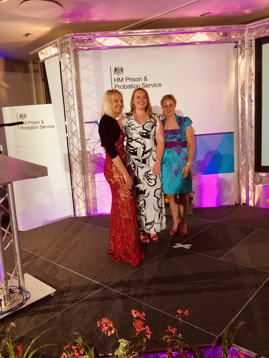 Jo Farrar picks our very own Alice Pennicott as runner-up in the overall National Probation Staff Award category for her work with our staff reference groups and LGBT awareness raising . Fab Alice - well deserved. The SEE division is proud of you.