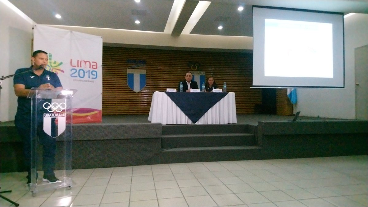 manuelchungt's tweet photo. #Lima2019 🙌💪🇬🇹
Inicia la conferencia de prensa donde se ofreces detalles de la delegación de Guatemala que competirá en Juegos Deportivos Panamericanos @Lima2019Juegos
#JugamosTodos https://t.co/rycPqd9hP5