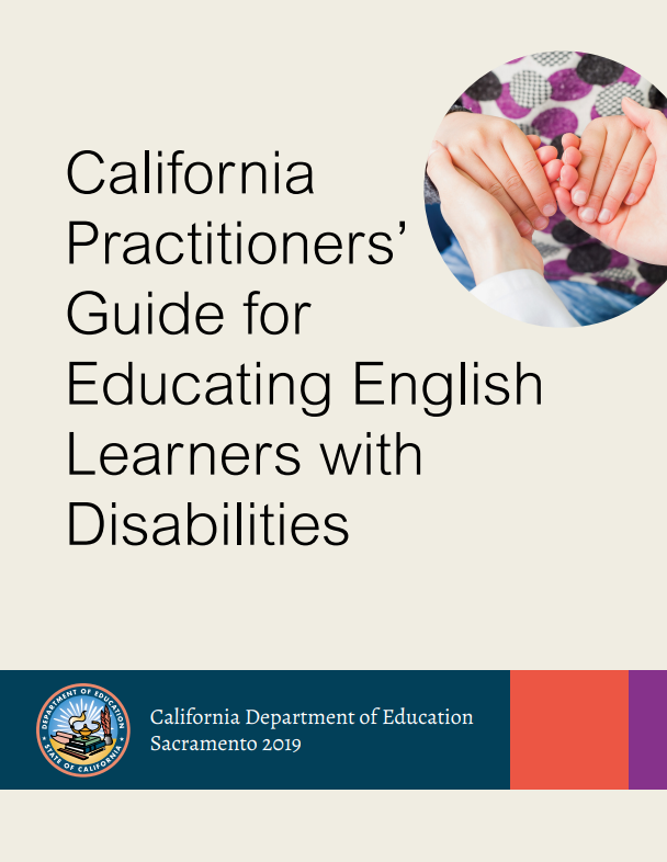 State Superintendent <a href="/TonyThurmond/">Tony Thurmond</a> is excited to announce the release of the "California Practitioners’ Guide for Educating English Learners with Disabilities" to address the diverse needs of #ELLs with disabilities. 

For more information, visit: cde.ca.gov/nr/ne/yr19/yr1…