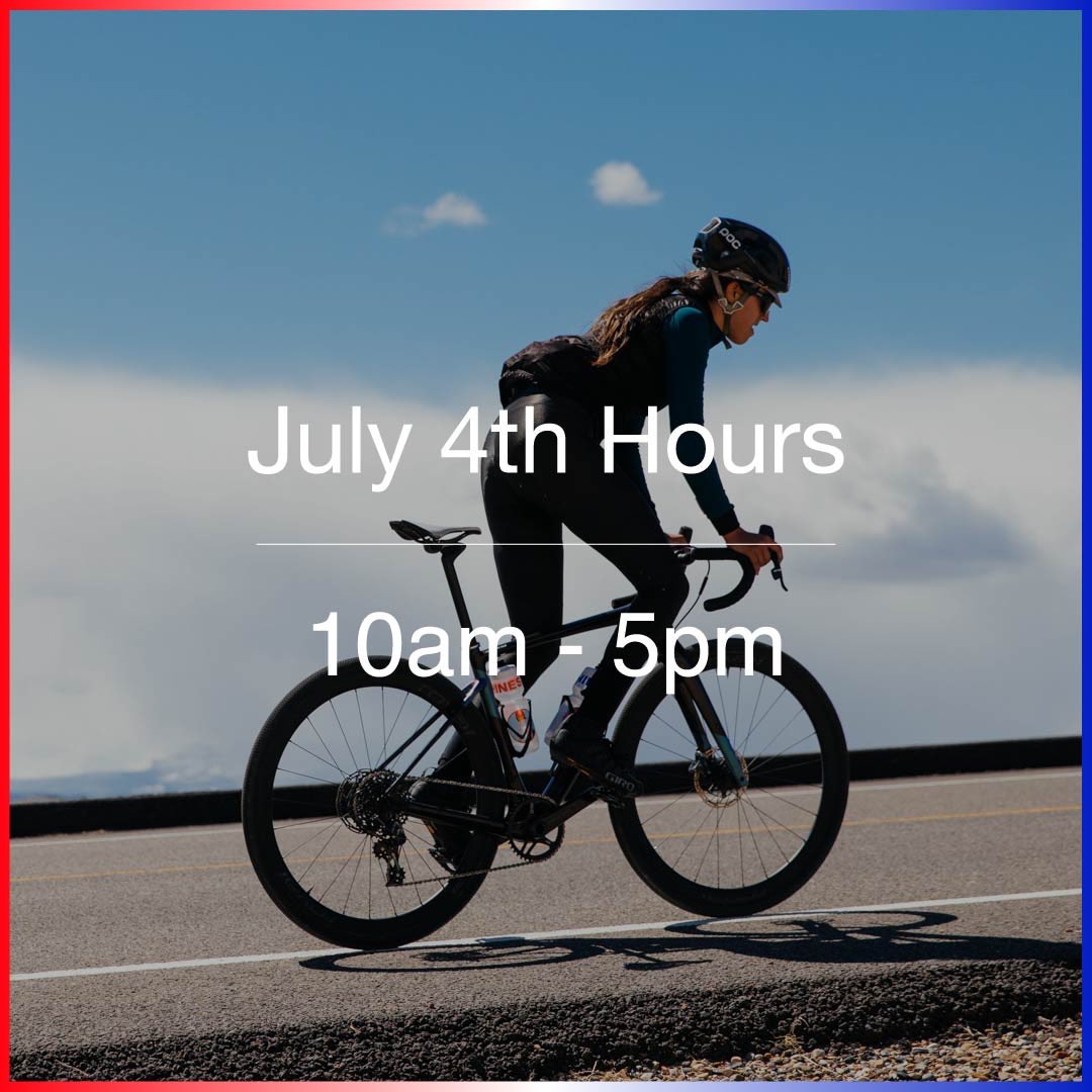 greggscycle's tweet image. We will be open until 5pm tomorrow. Happy Fourth!