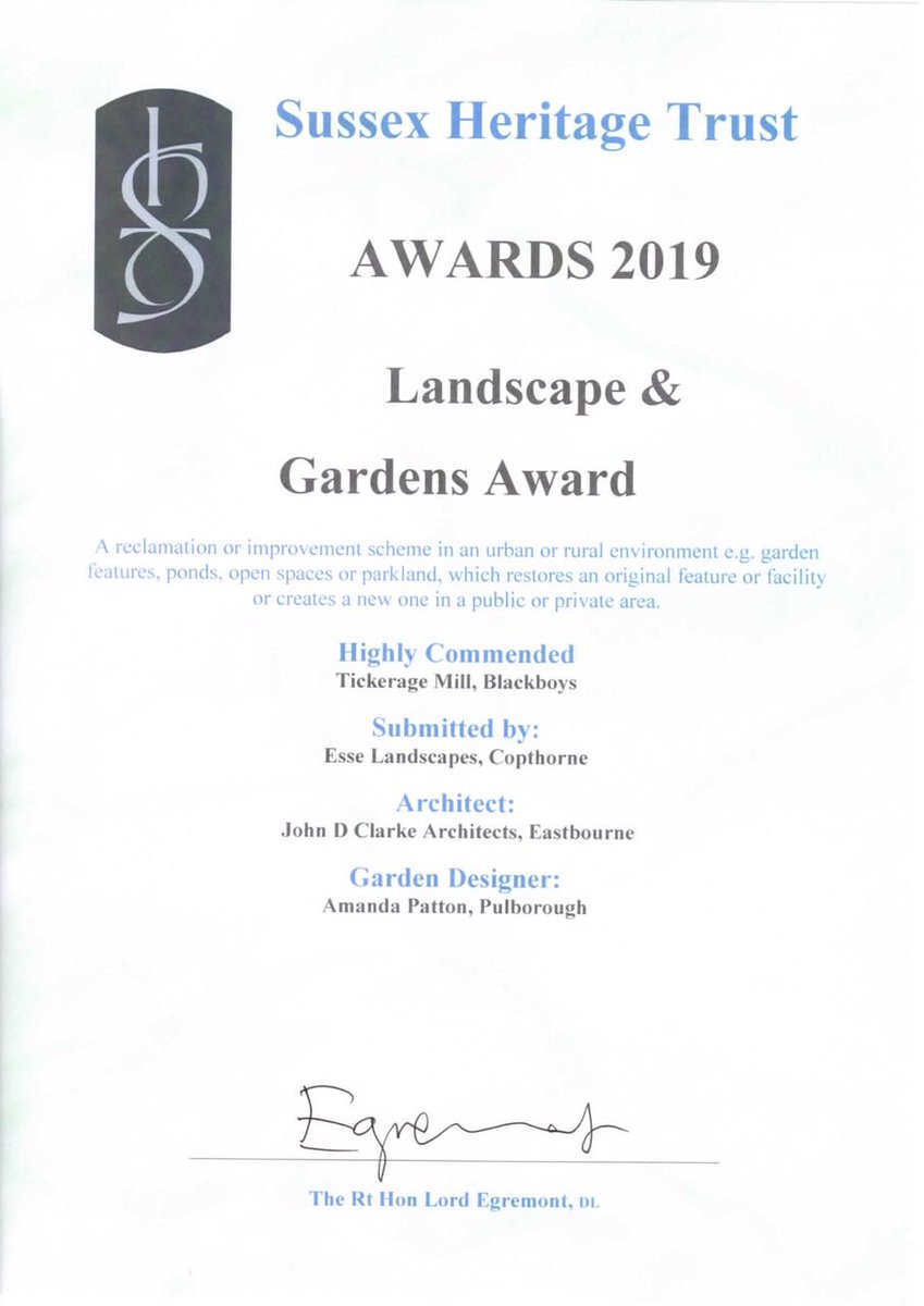 Steve Etheridge (@essesteve) on Twitter photo Sussex Heritage Trust Awards 2019 - Landscape and Gardens Award - Highly Commended. Very happy, and a lovely lunch too! #sussexheritagetrust <a href="/SussexHeritage/">Sussex Heritage</a> Sussex Heritage Trust Awards 2019 - Landscape and Gardens Award - Highly Commended. Very happy, and a lovely lunch too! #sussexheritagetrust <a href="/SussexHeritage/">Sussex Heritage</a>