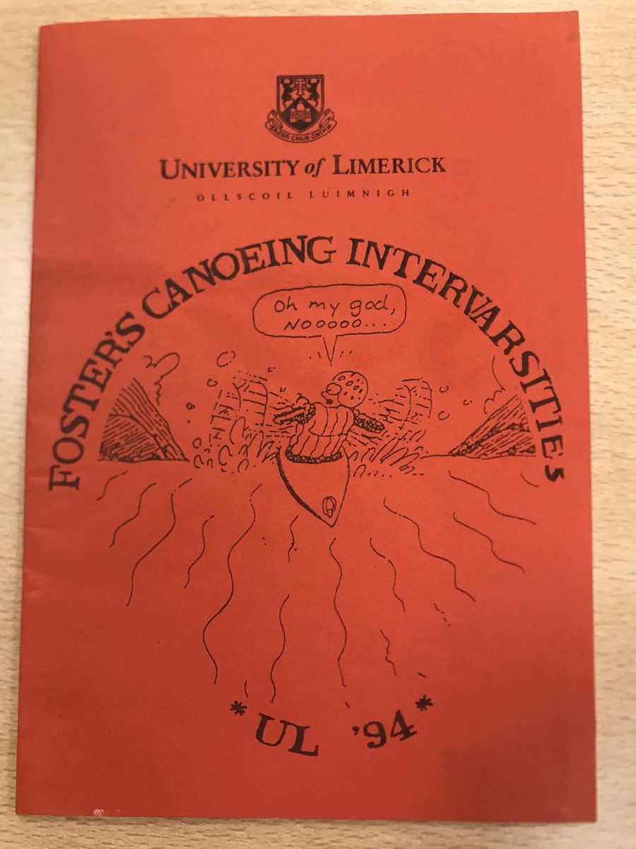 AlanWardSport's tweet photo. Great memories of a great club @UL back in the days of our 33.3m pool! And boy could they party! @ulkayak https://t.co/2Crgd0skh5