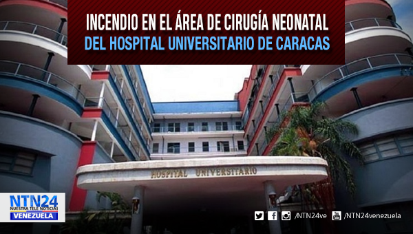 Este miércoles se registró un incendio en el piso 9 del hospital Universitario de Caracas, en el área de cirugía neonatal, producto de un cortocircuito. Según bomberos metropolitanos el hecho ocurrió alrededor de la 1:30 pm
bit.ly/2XozzWy