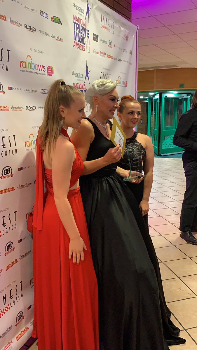 NTMAs (@nationaltribute) on Twitter photo A big well done to two-time winner <a href="/DonnaMarieGaga/">Lady Gaga tribute Impersonator</a> for being award with Best Female Artist, sponsored by our charity <a href="/RainbowsHospice/">Rainbows Hospice</a> A big well done to two-time winner <a href="/DonnaMarieGaga/">Lady Gaga tribute Impersonator</a> for being award with Best Female Artist, sponsored by our charity <a href="/RainbowsHospice/">Rainbows Hospice</a>