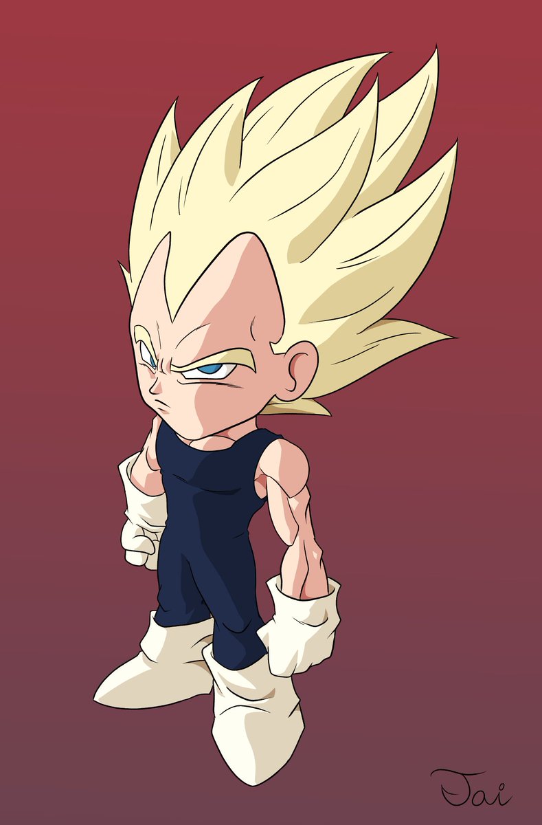 Dragon Ball Chibi Vegeta SSJ1