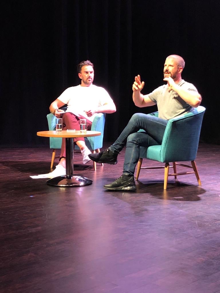 stephen_crocker's tweet photo. Incredible start to our 2019 #CreativePride season @TheatreRNorwich & @norwichplay in support of @NorwichPride with #RiotAct an incredibly powerful play by the staggeringly talented @lexigregory - great post show discussion too. THE π³οΈβπ JOB AINβT DONE YET! #PrideMonth #LGBTQ https://t.co/pk4ZTUjK0p
