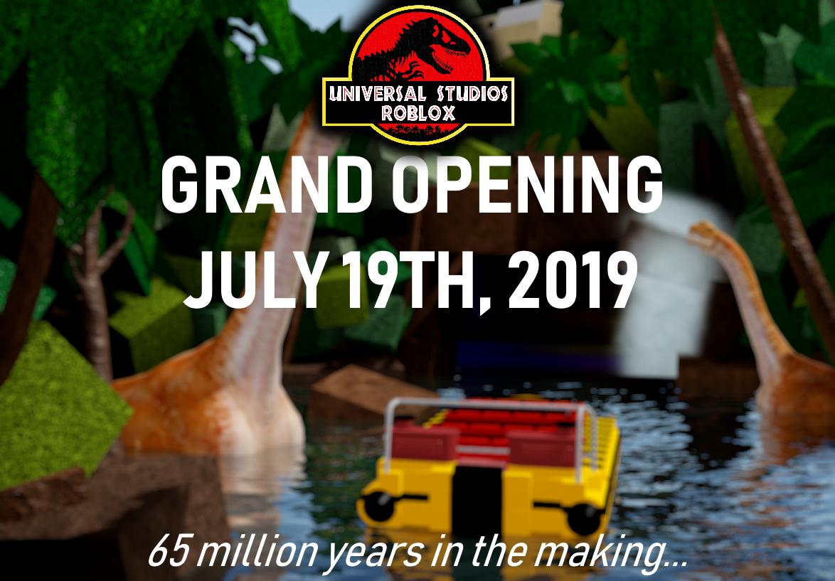 Andrewofpeace On Twitter The Announcement 65 Million Years In The Making Jurassic Park River Adventure Will Open On July 19th Get Ready To Embark On Your Own Prehistoric Adventure As You Go - jurassic park in roblox