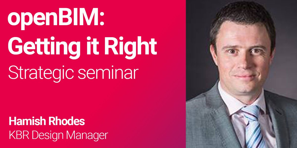 Adelaide Speaker Spotlight: Hamish Rhodes. We're excited to hear from Hamish at our #openBIM: Getting it Right Strategic seminar next week, Wed 10 July on "Designing for Manufacture" on the Osbourne Naval Infrastructure Project! Agenda, speakers, tickets: eventbrite.com/e/openbim-gett…