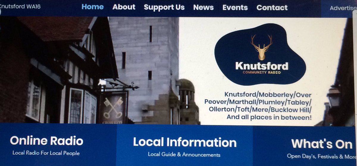 The desktop and mobile friendly website is looking extremely exciting to be honest. We are looking for some great photos of the local area to feature on the site. If you wish to donate any. Please send to radioknutsford@outlook.com full credit will be given 👍 #knutsford