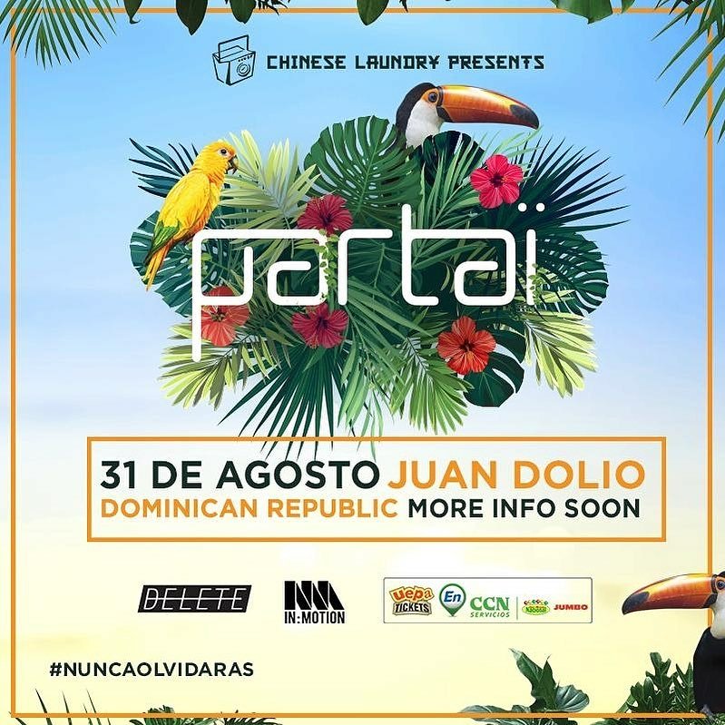 By <a href="/partai/">rizky afany andalusi</a> 

Get ready Dominican Republic, WE'RE BACK 🔥 w. @thechineselaundry.

Heads Up 👉🏼 Agosto 31 2019 🏖 #BeachParty:
+ Música.
+ Playa.
+ #Partaï.

Pronto sabrás los detalles... #DominicanRepublic #NuncaOlvidaras