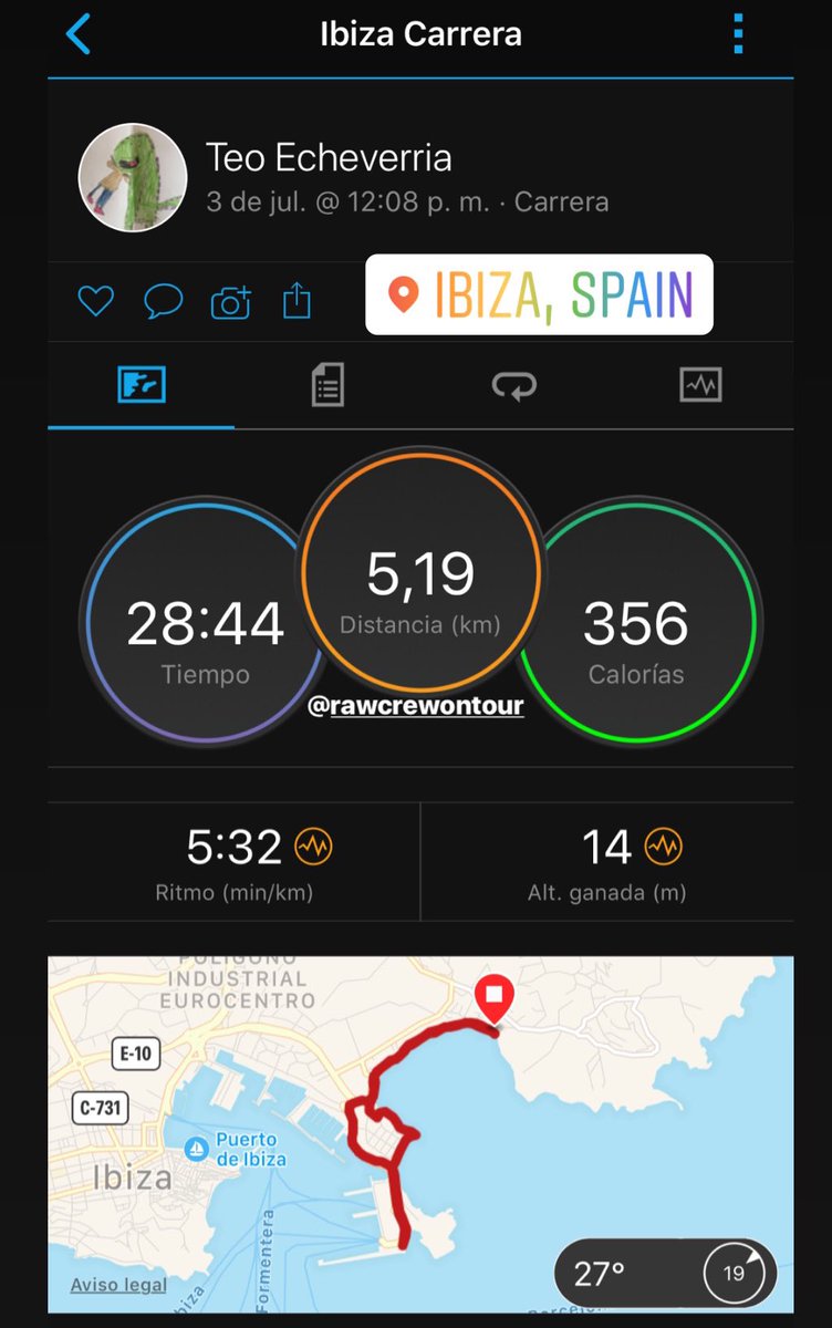 teoec1977's tweet photo. #RAWCrew #RunningAroundTheWorld #CrewOmTour #Ibiza #España @EntreRunners @_r4fun_ @LoveRunSmile @runners_es @marathorunners https://t.co/Hq3zHK8X6T